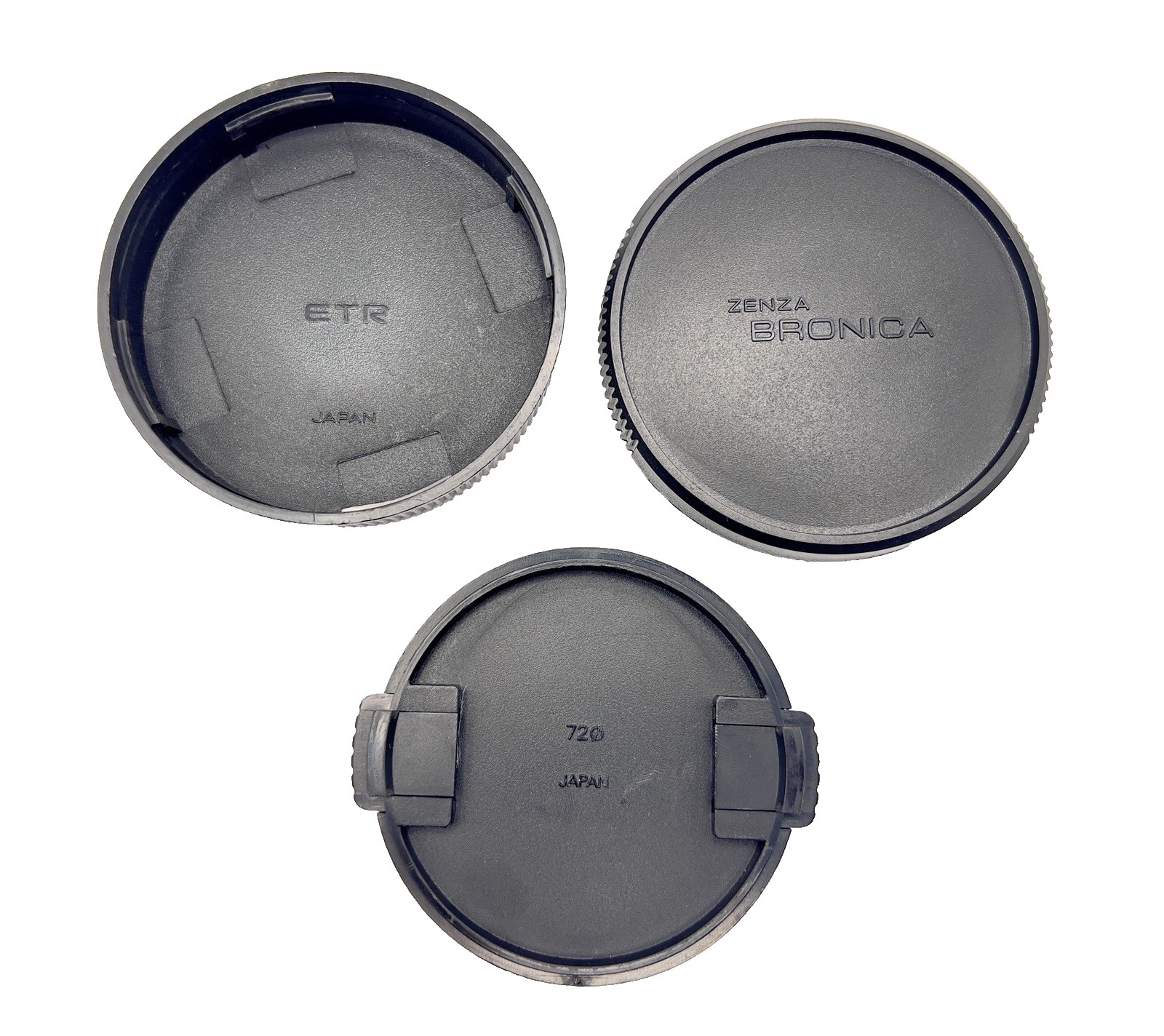 ZENZA BRONICA ETR Camera Body & Lens Cap & Front Cap 72mm Lot