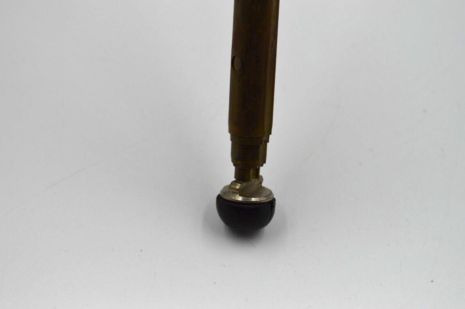 Antique – BKD Metal/Copper Camera Tripod with Leather Carrying Case