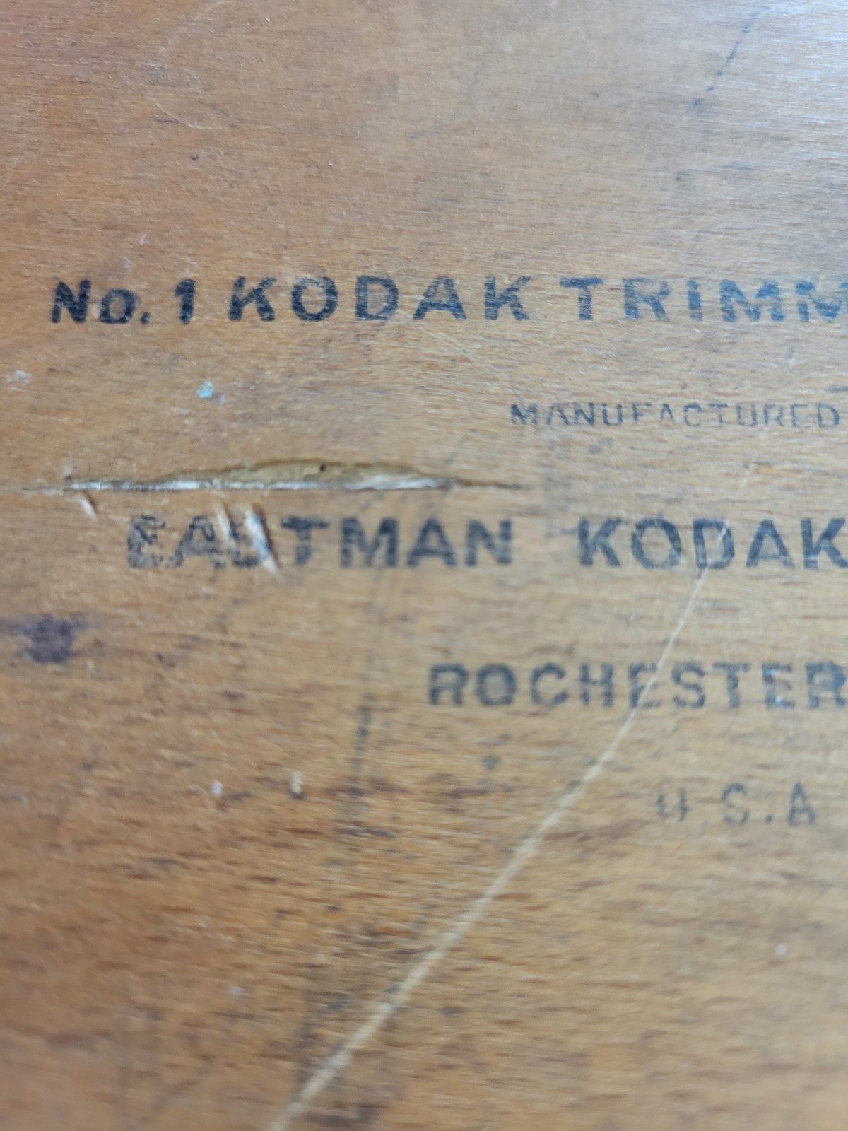 Vintage No. 1 Kodak Trimming Board Negative Cutter Photo Film Darkroom Tool