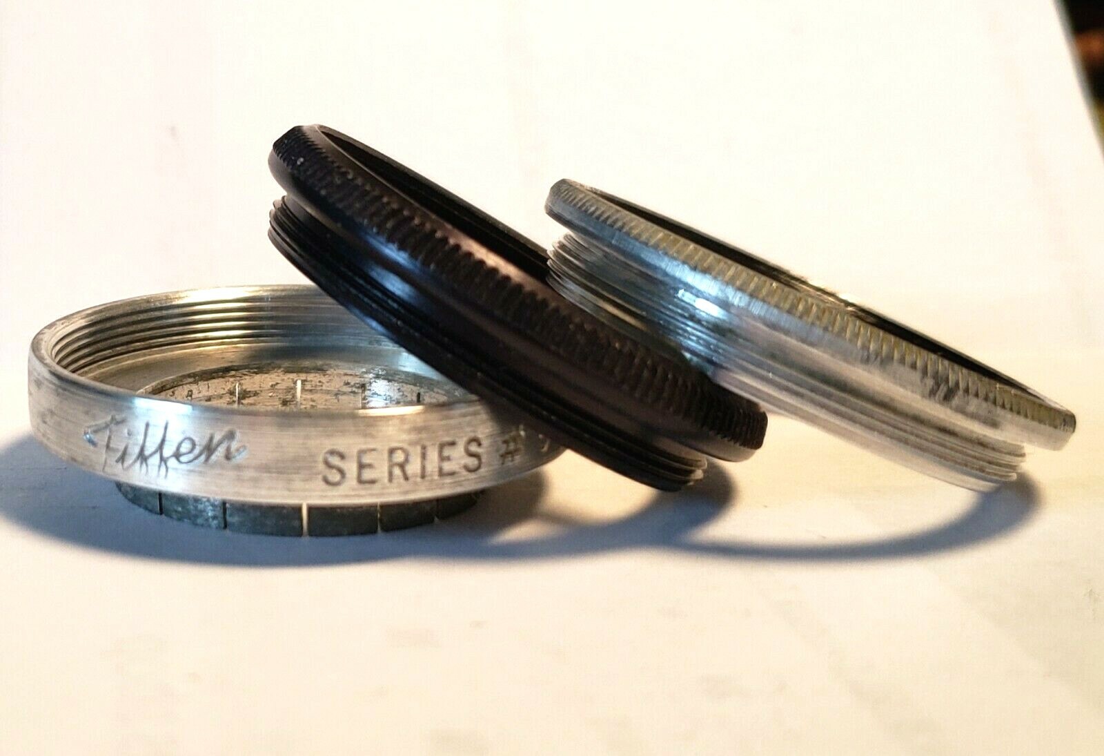 Vintage Tiffen 24 mm Ring Adapter, Retaining Ring & Gasket, 3 Pc Set, Series 5