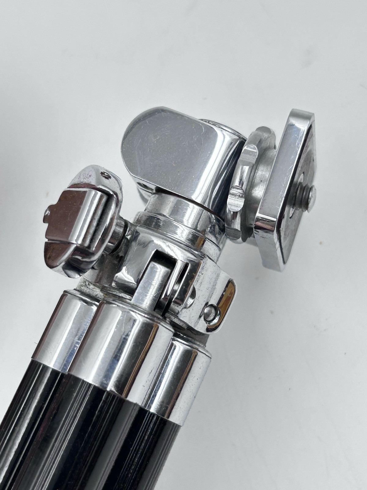 Vintage Brockway Tabletop Tripod, Case & Threaded Shutter Release Trigger Cable