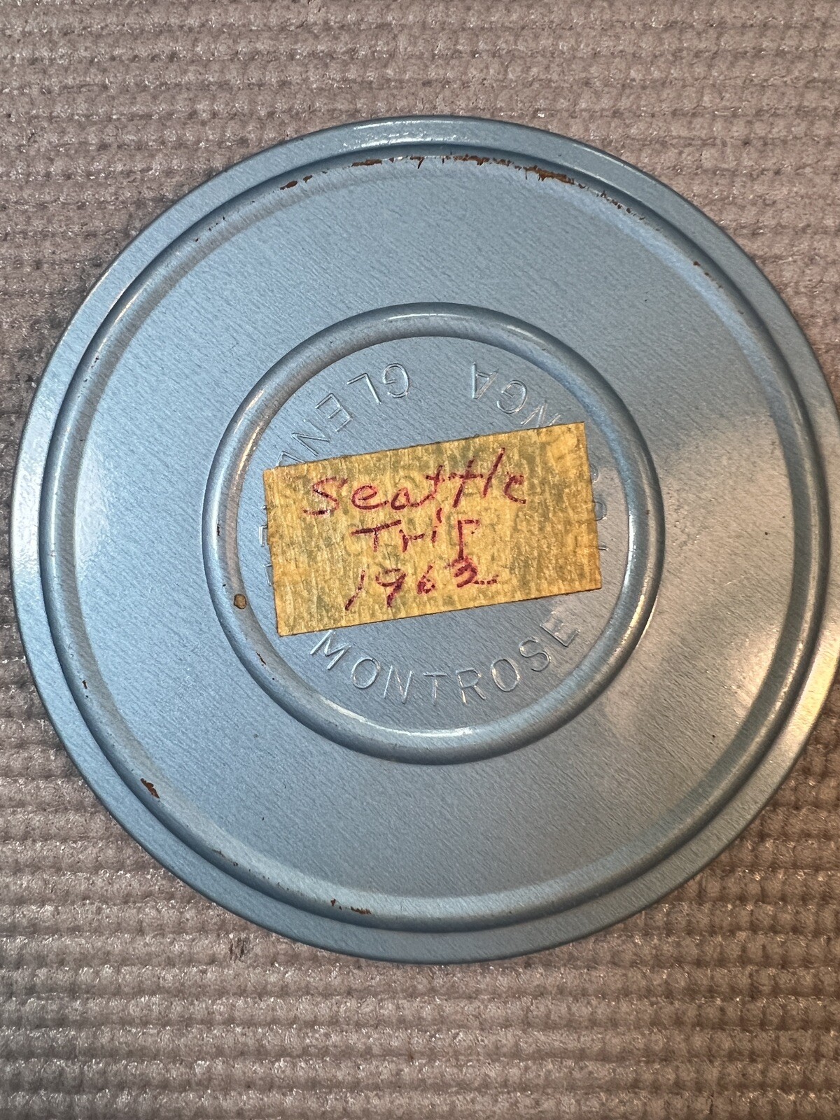 Smith-Victor 8mm Film Reel Carrying Case w 6 reels & 4 w movies from 1960s!
