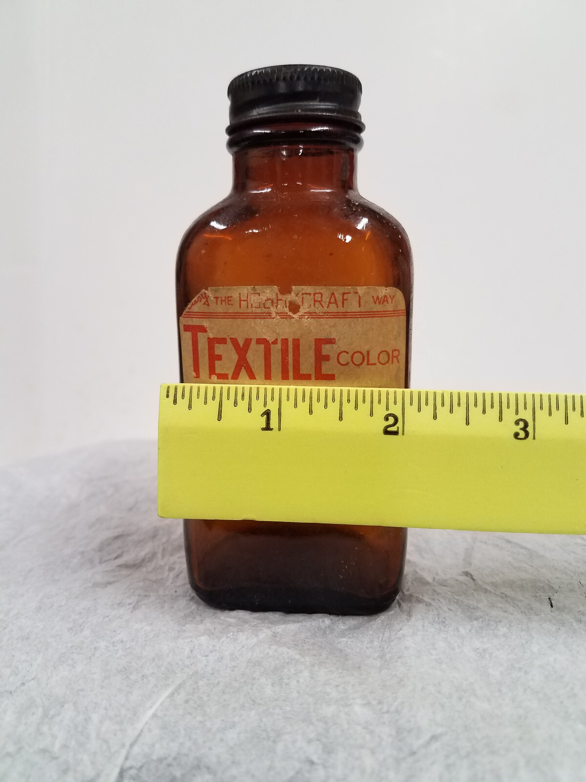 Vintage Hobbycraft Cleaner and Thinner Bottle Philadelphia PA Empty Bottle w Cap