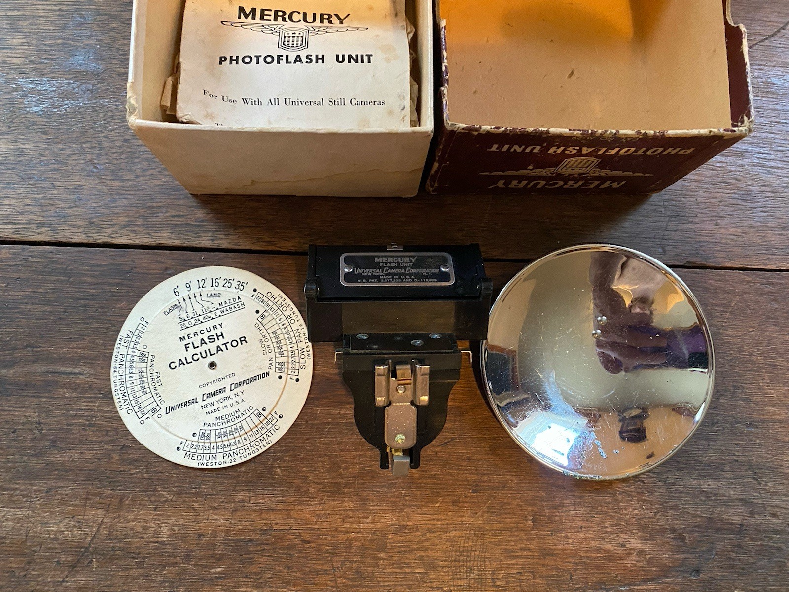 Vintage Tower Folding Camera and Camera Accessories