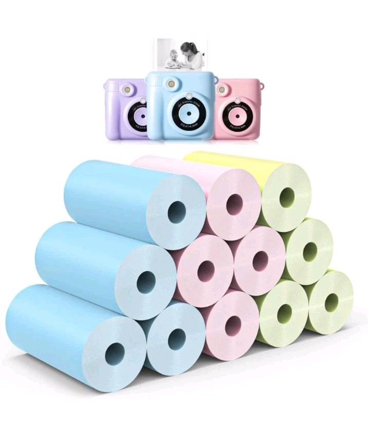 Thermal Paper Roll 10 Rolls Multicolor Journal Photos MODEL: Q12-RMS-S44