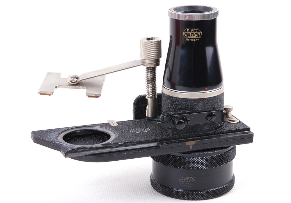 Ex++ Leica Leitz OOZAB Focusing Stage Old Type with Box