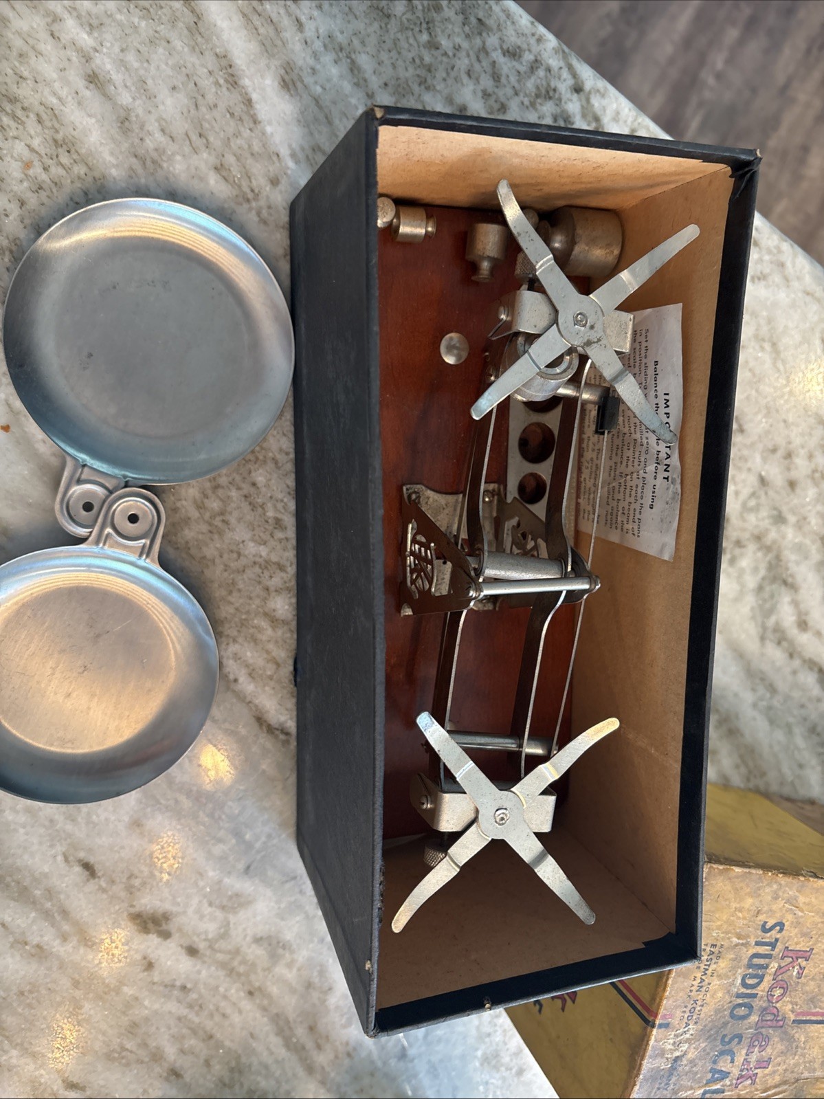 Vintage Kodak Studio Scale w/ Weights And Box