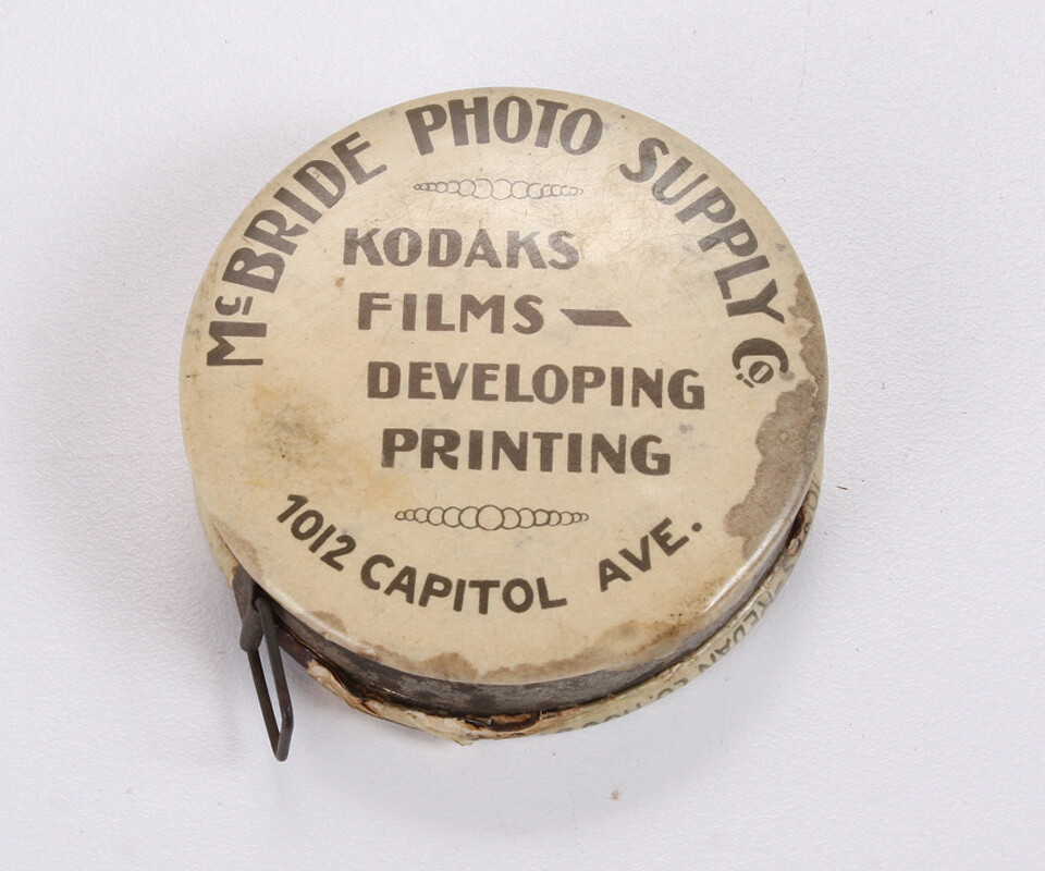 KODAK TAPE MEASURE ADVERTISING MCBRIDE PHOTO SERVICE/cks/215628
