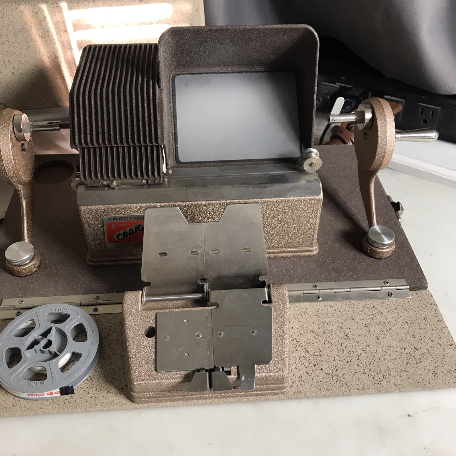 Kalart Craig KE-8 8mm movie film editor / viewer / Splicer, teated, Great workin