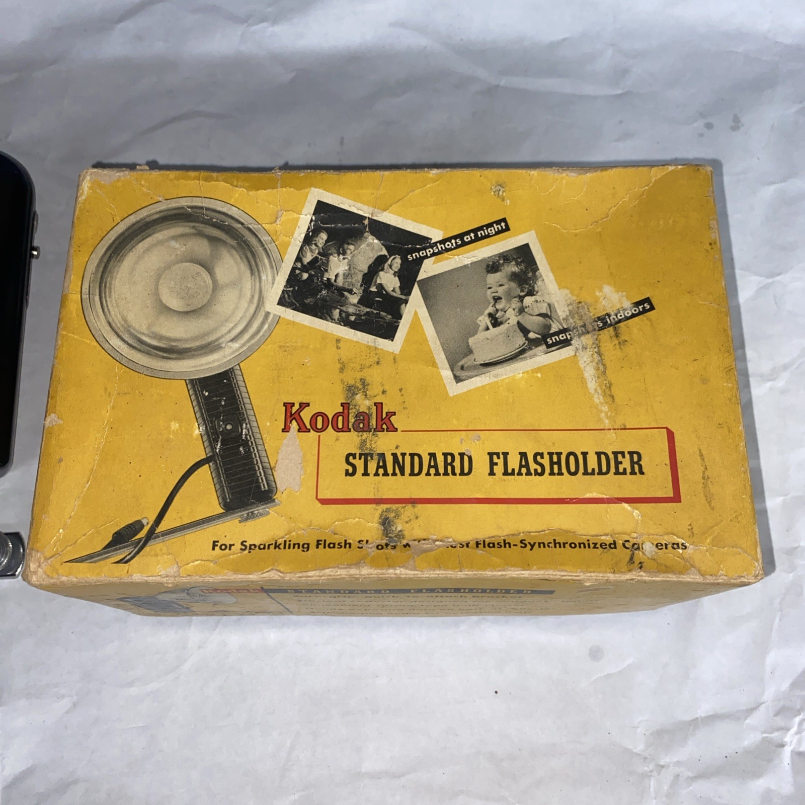 Vintage Kodak Standard Flasholder w/ Lumaclad Reflector Original Box #720