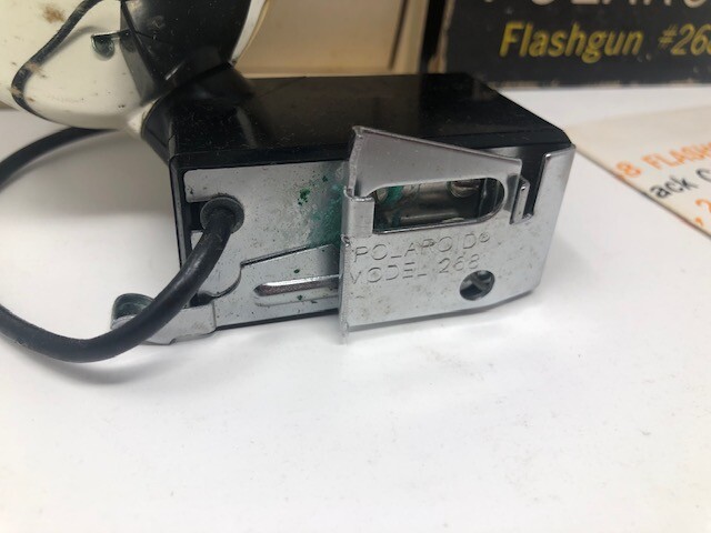 Vintage Polaroid Flashgun #268 w/ Box (not tested)