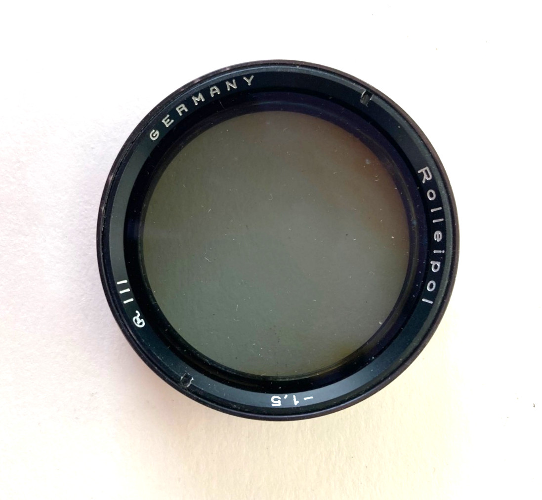 Rolleipol Bay III with case/box- Rolleiflex 2.8 Planar, Xenotar – some yellowing