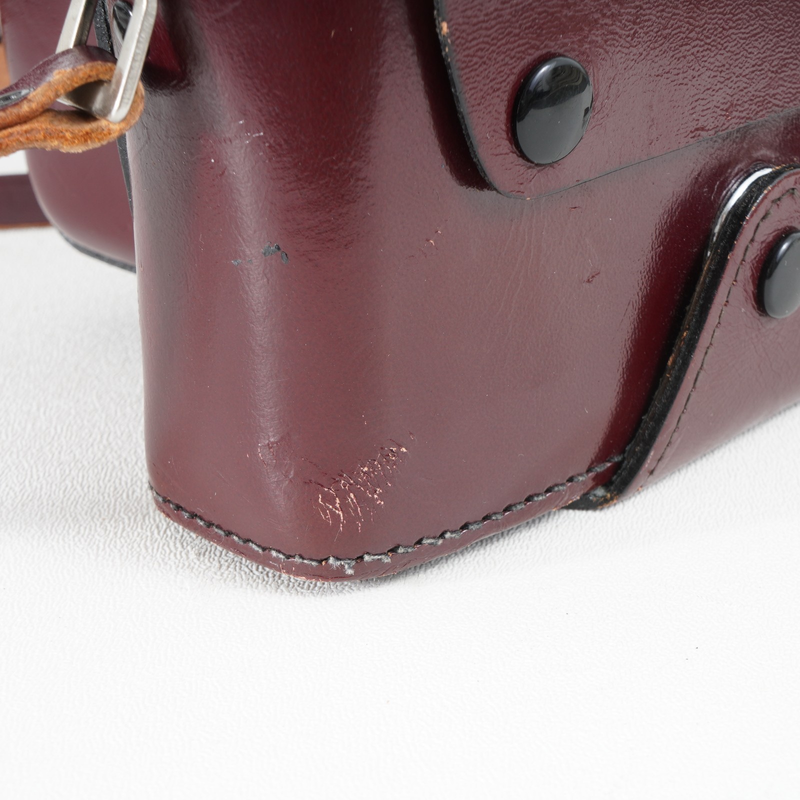 -Genuine Leica 14504 Red Burgundy Ever-ready Leather Case for Leicaflex SL SL2
