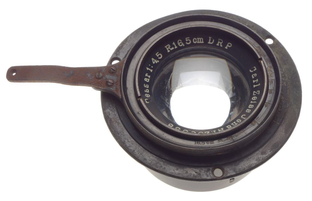 Carl zeiss jena tessar lens 1:4.5 f=16.5cm drp large format film photography