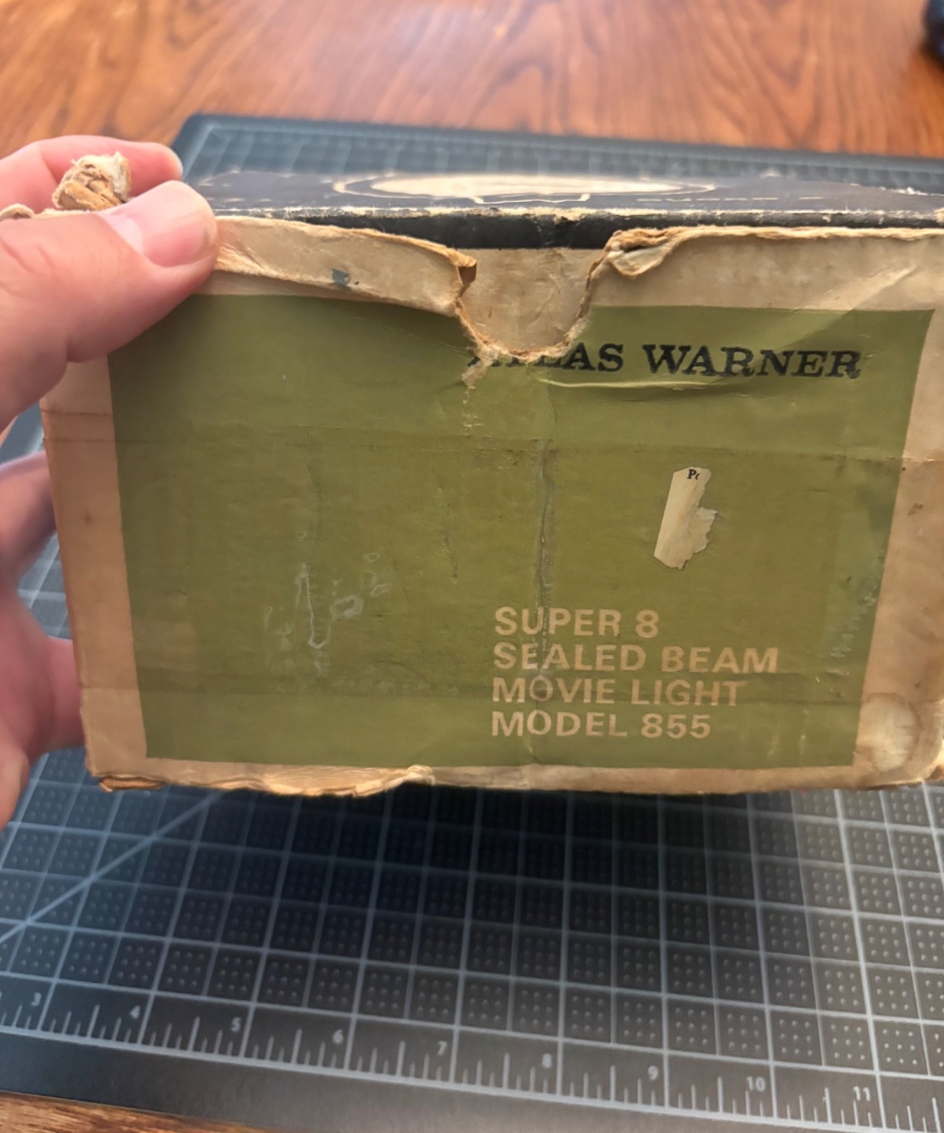 Super 8 Sealed Beam Movie Light Model 855 with Box – Atlas Warner – Works Great