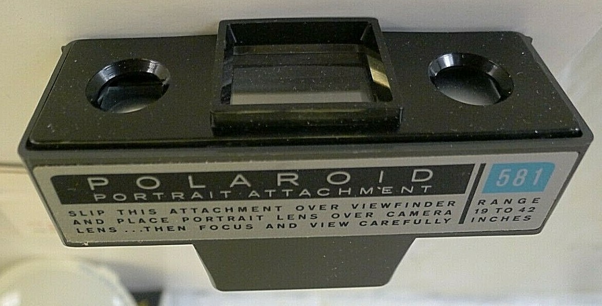 Polaroid #581 Portrait Kit for model 100 101 102 103 135 230 240 Cameras +Case