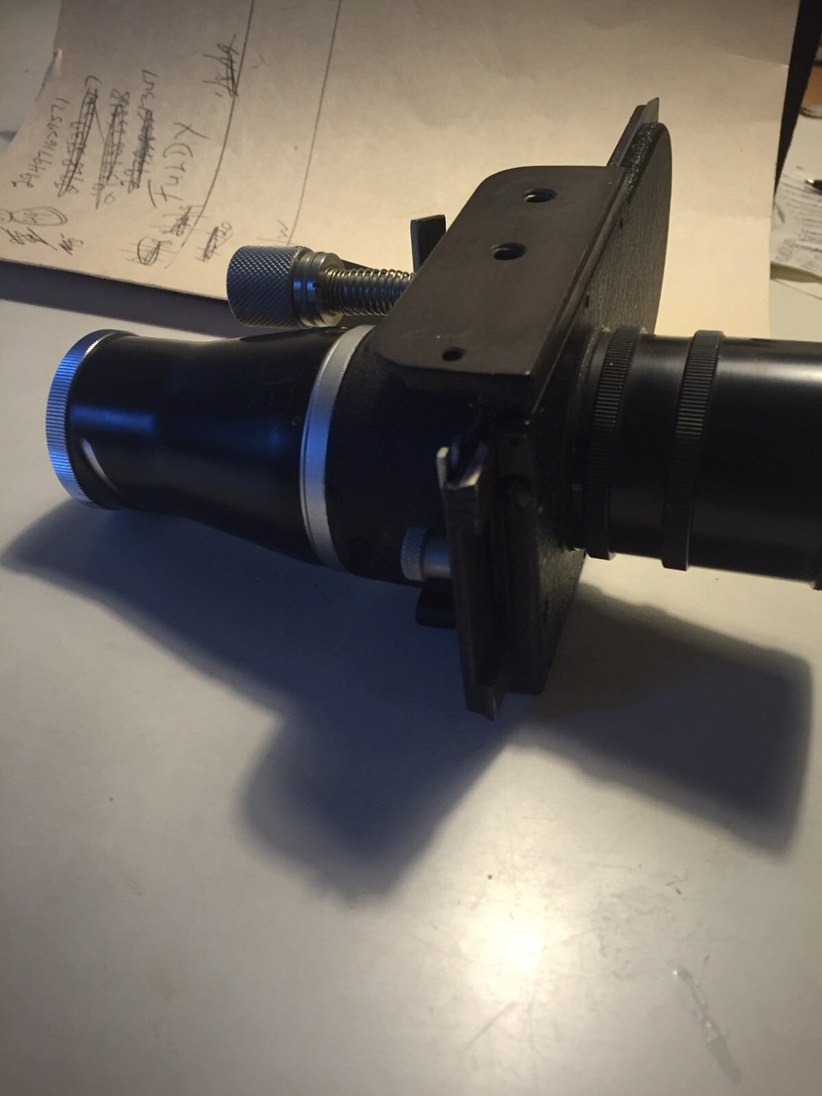 LEITZ LEICA FOCUSING STAGE DEVICE(FULDY) FOR THE SCREW MOUNT CAMERAS w/ACCESS.