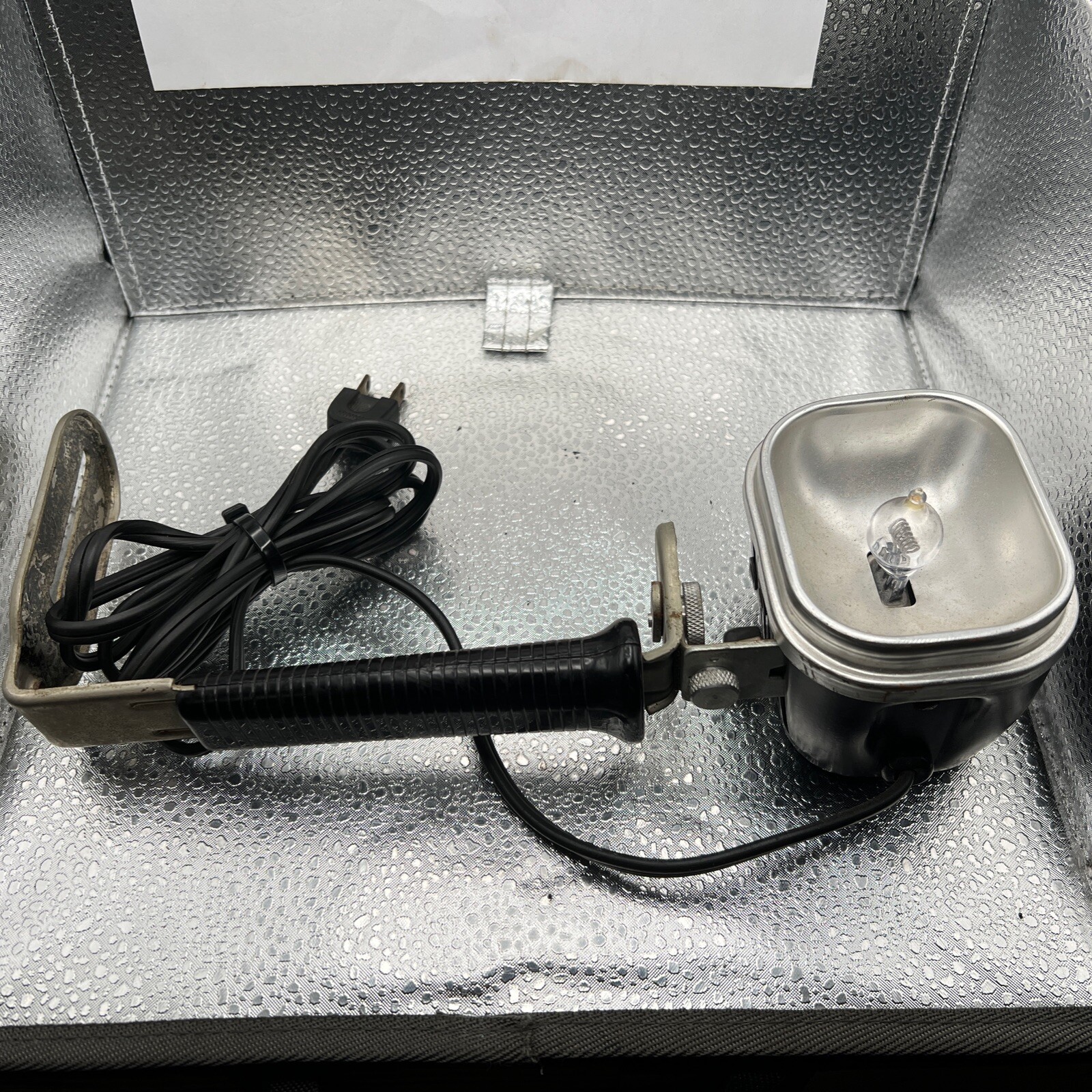 Vintage 1960-70s Cameralite Acme-Lite Movie Camera Light Super 8 Orig Bulb WORKS