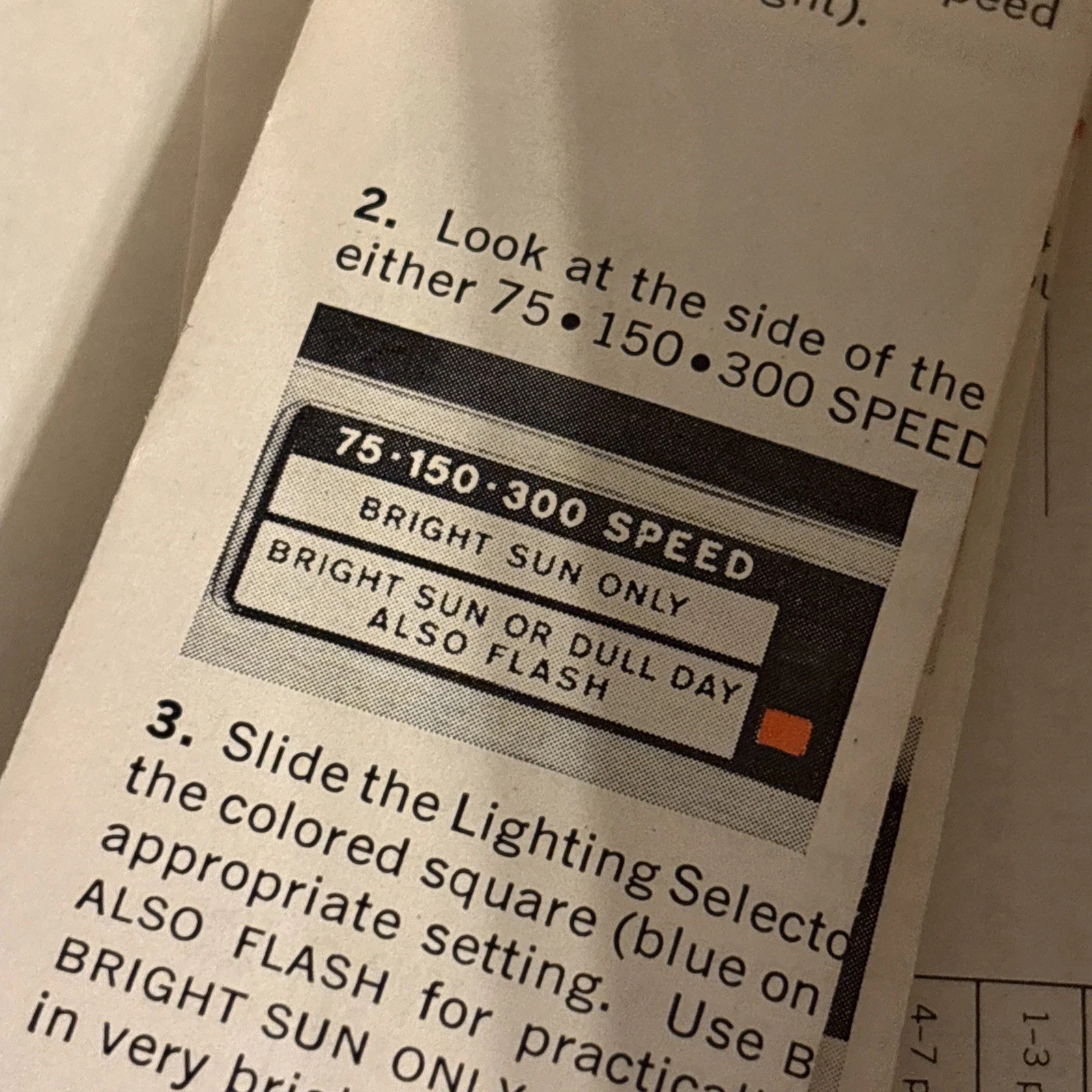 Vintage Polaroid Model 268 Flash Bulb Attacment with Blue Lens ~ Box & paperwork