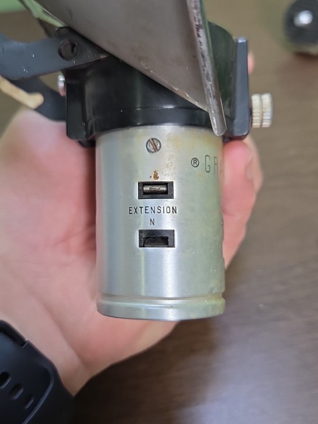 vintage Minicam Graflex flash handle with a reflector 2776