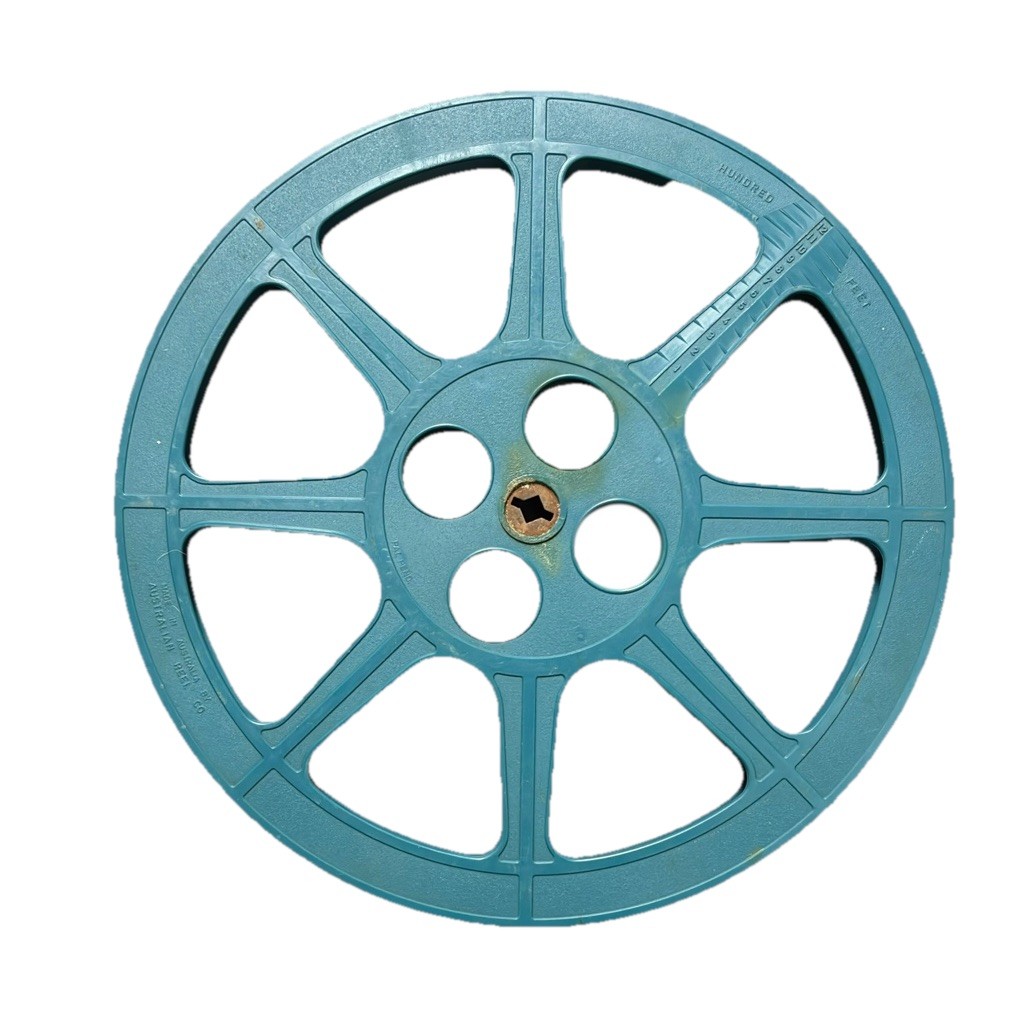 Vintage Tuscan 16mm Film Reel – 1200ft – Australian Reel Co – Archival Blue