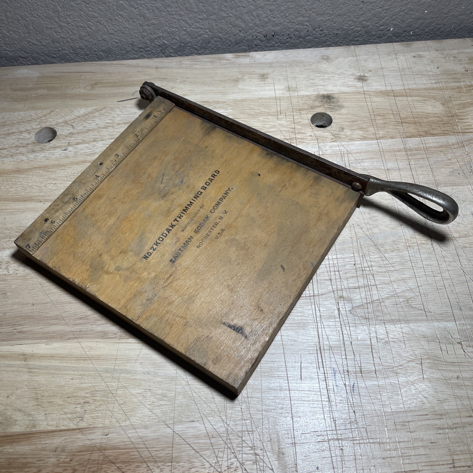 KODAK Vintage No 2, Picture 7″ X 7″ Trimming Board, Eastman Kodak Co., N.Y., USA
