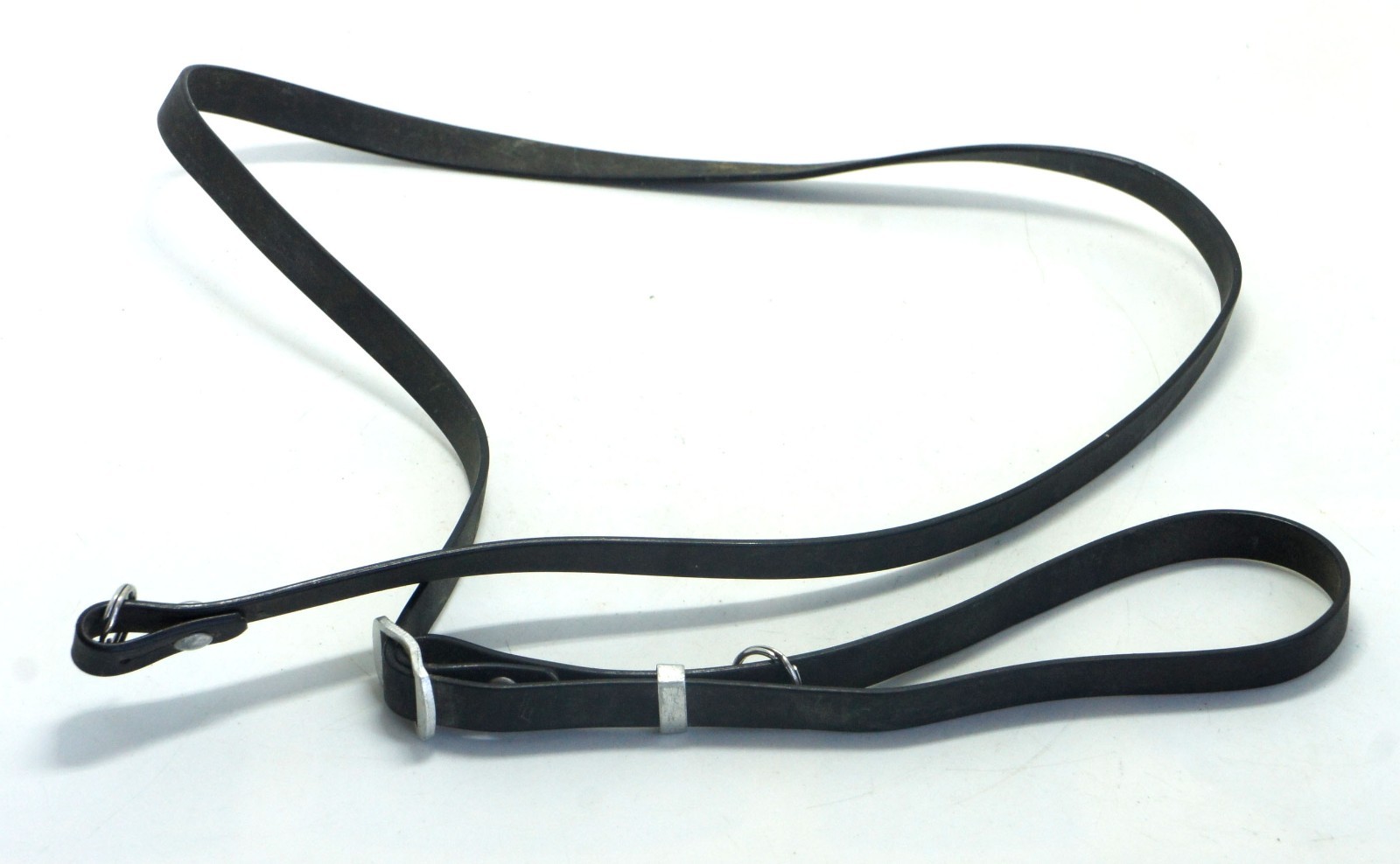 Vintage Vintage Black Faux Leather Camera Strap 120cm Made in Japan Adjustable