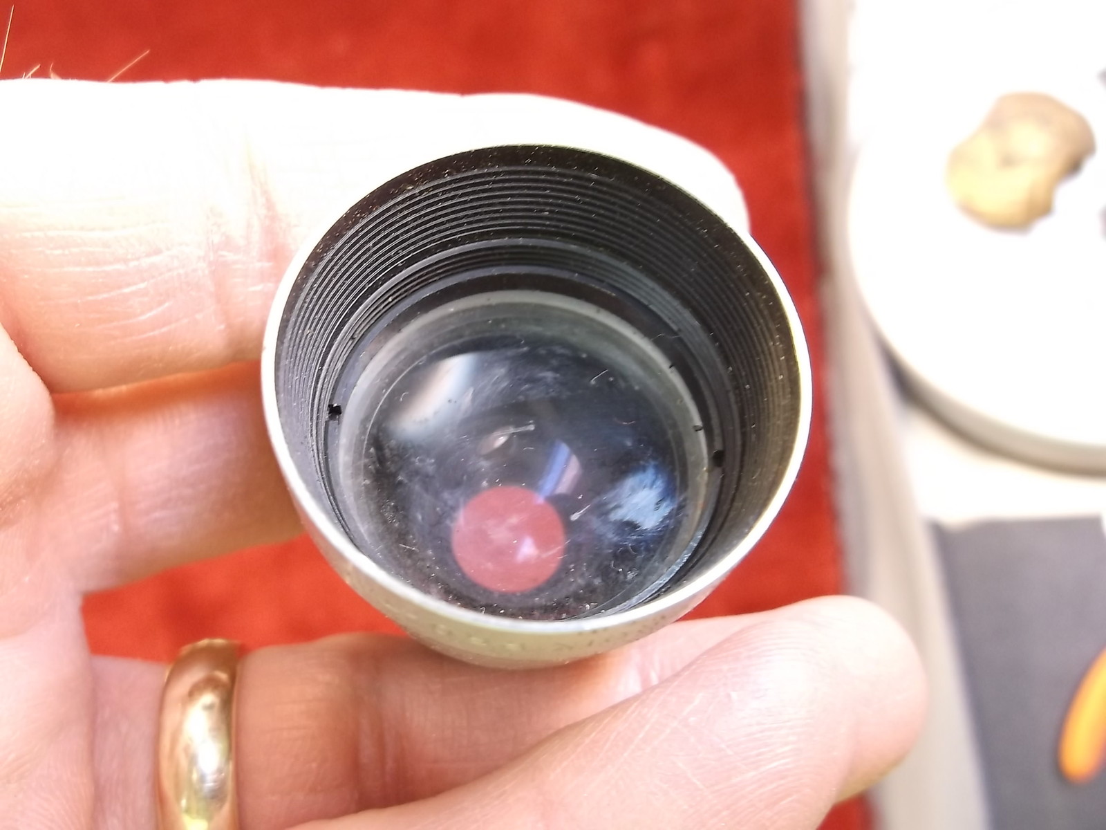 #5 of 6, NICE OLDER VTG FILM VIEWER OR SCIENTIFIC ACCESSORY, WIDE ANGLE USA LENS