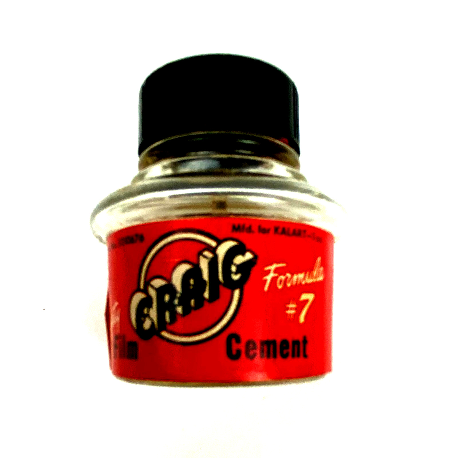 Vintage Craig Film Cement Glass Bottle w Original Box 8mm 16mm Editing