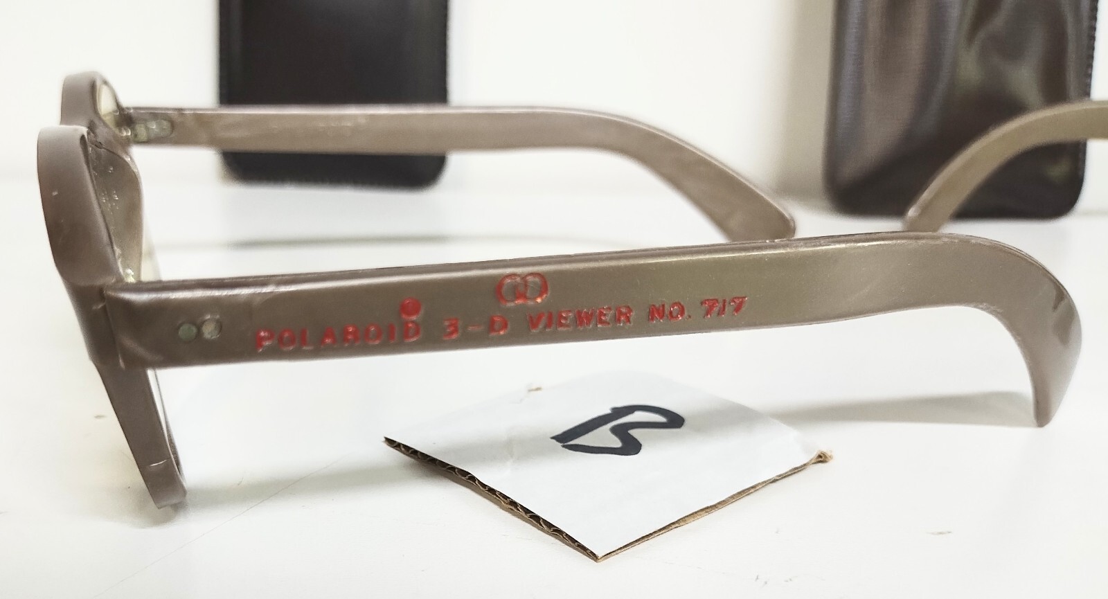 RARE FIND! Vintage 1940/50 Polaroid 3D Glasses #717 With Slipcase Buy 1-4!