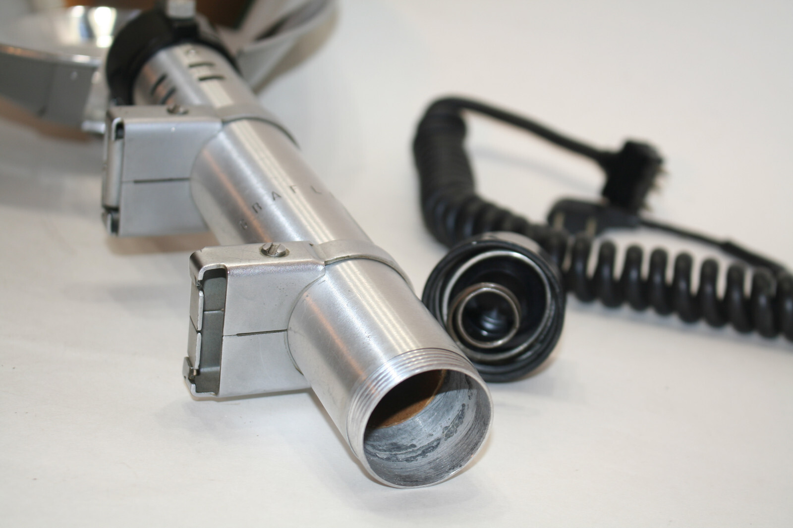 Graflex Synchronizer Flash Handle Star Wars Light Saber w/ Reflector, Sync Cord*