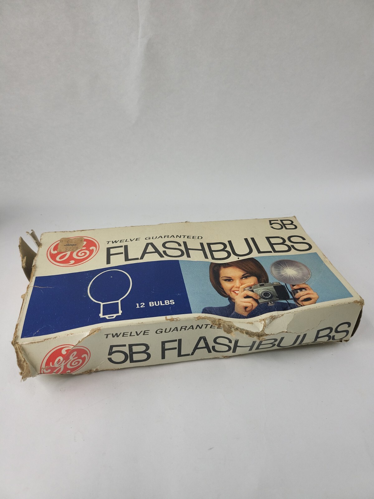 GE General Electric Flashbulbs 5B Camera Photography Vintage