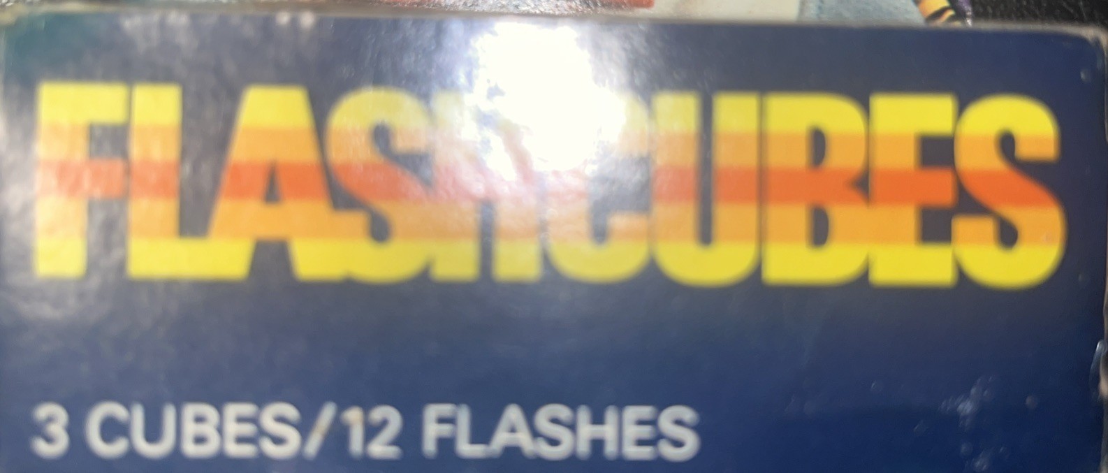 Vintage GTE Sylvania Flash Cubes 2 Cubes In Original Box 8 Flashes Total