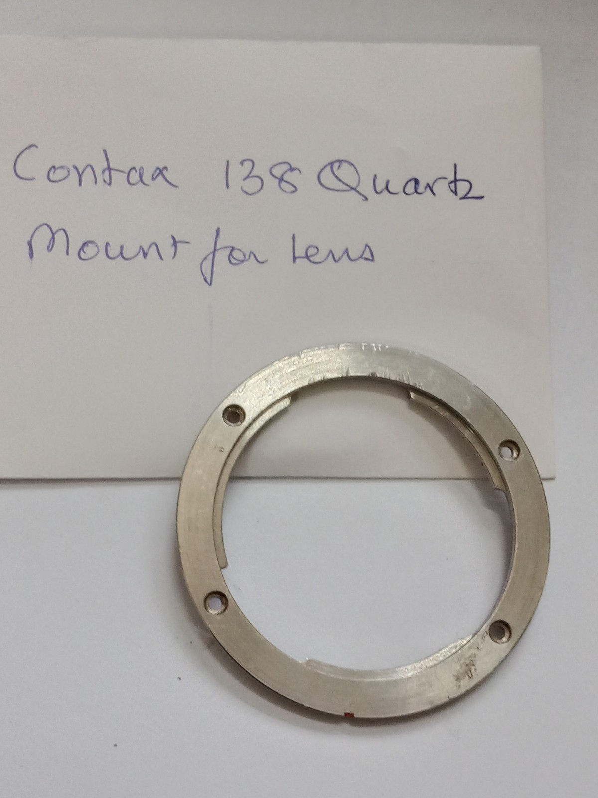 Contax 138 Quartz Lens Mount Original Used Spare Part