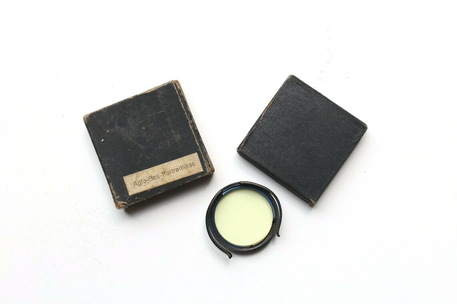 Agfa Panchrom 100 Yellow LIFA Filter Vintage SlipOn Camera Lens Acc. W/Box
