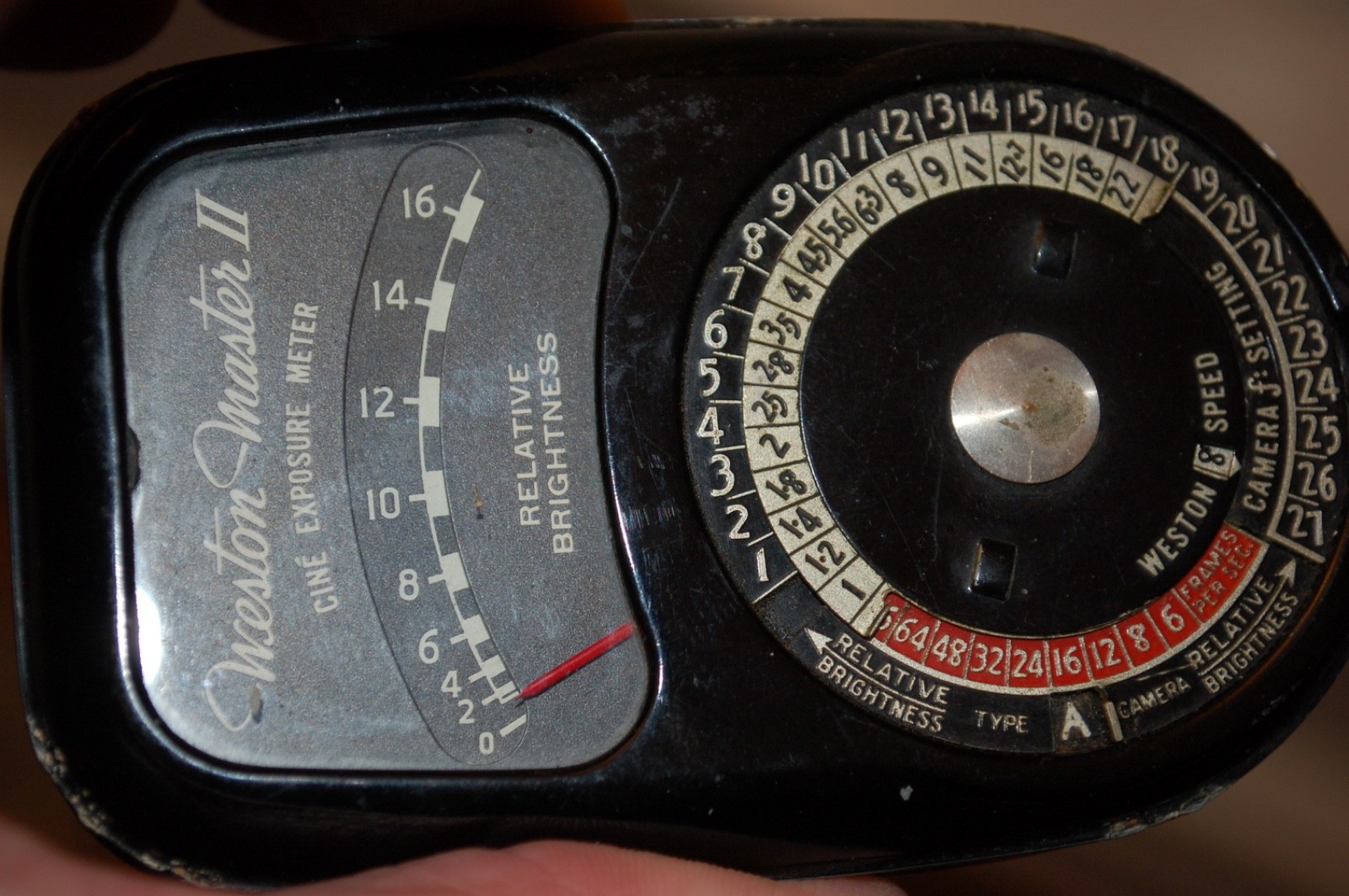 Weston Master II Cine Exposure Meter Vintage Selenium Powered Classic – Working