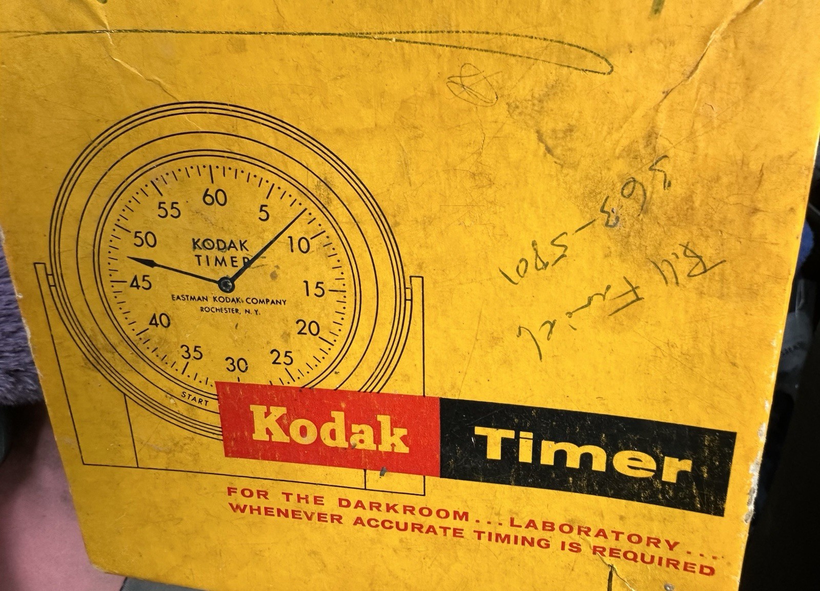 Vintage Kodak Timer With Box-untested Very Cool Piece Of History
