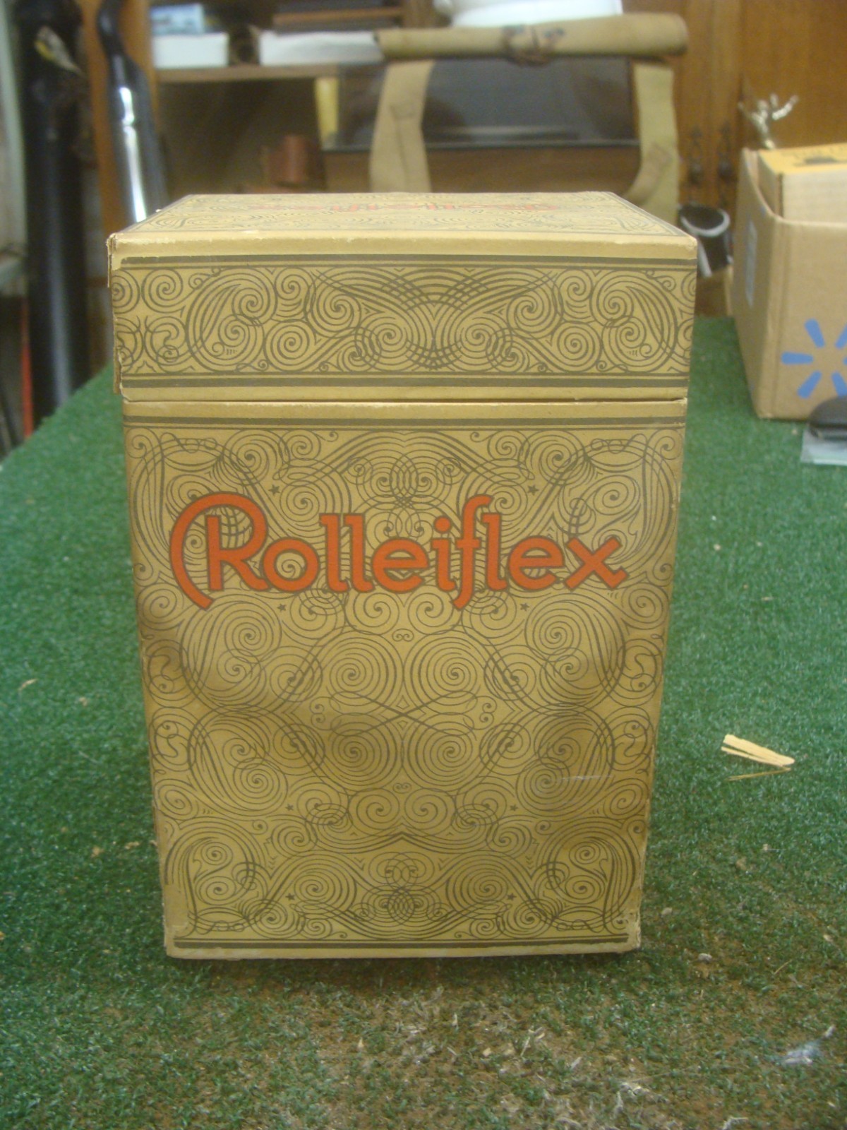 Rare Rolleiflex Empty Box Only For Camera with paperwork – AS SHOWN