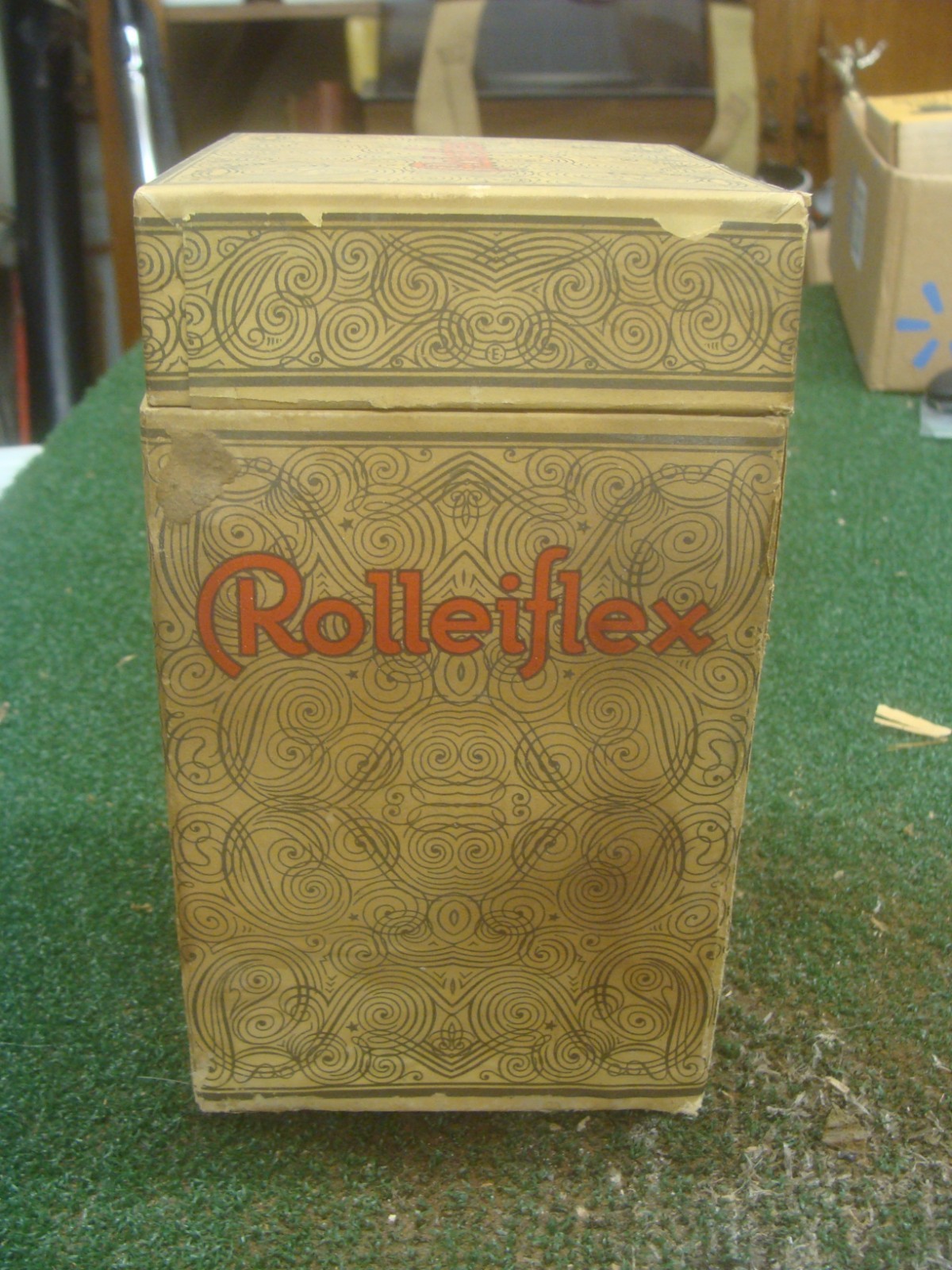 Rare Rolleiflex Empty Box Only For Camera with paperwork – AS SHOWN
