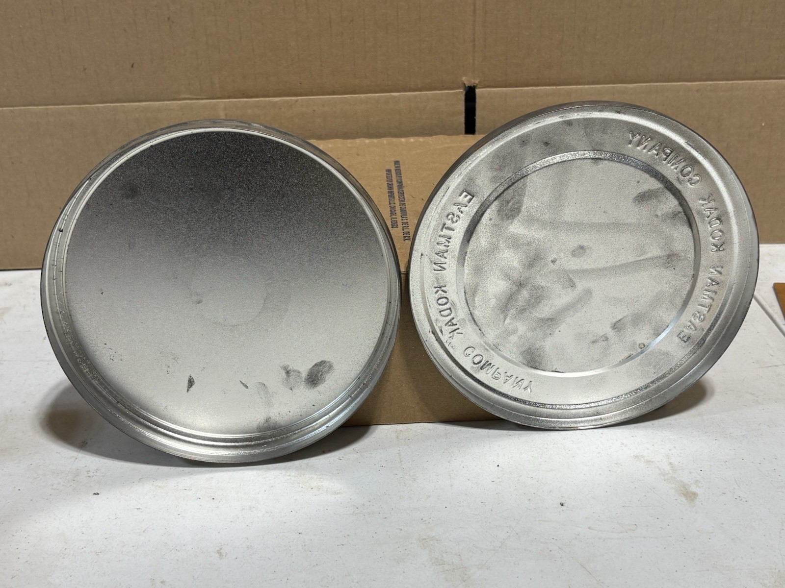 Vintage Eastman Kodak Metal Film Reel Canister Case Empty 7 Inch
