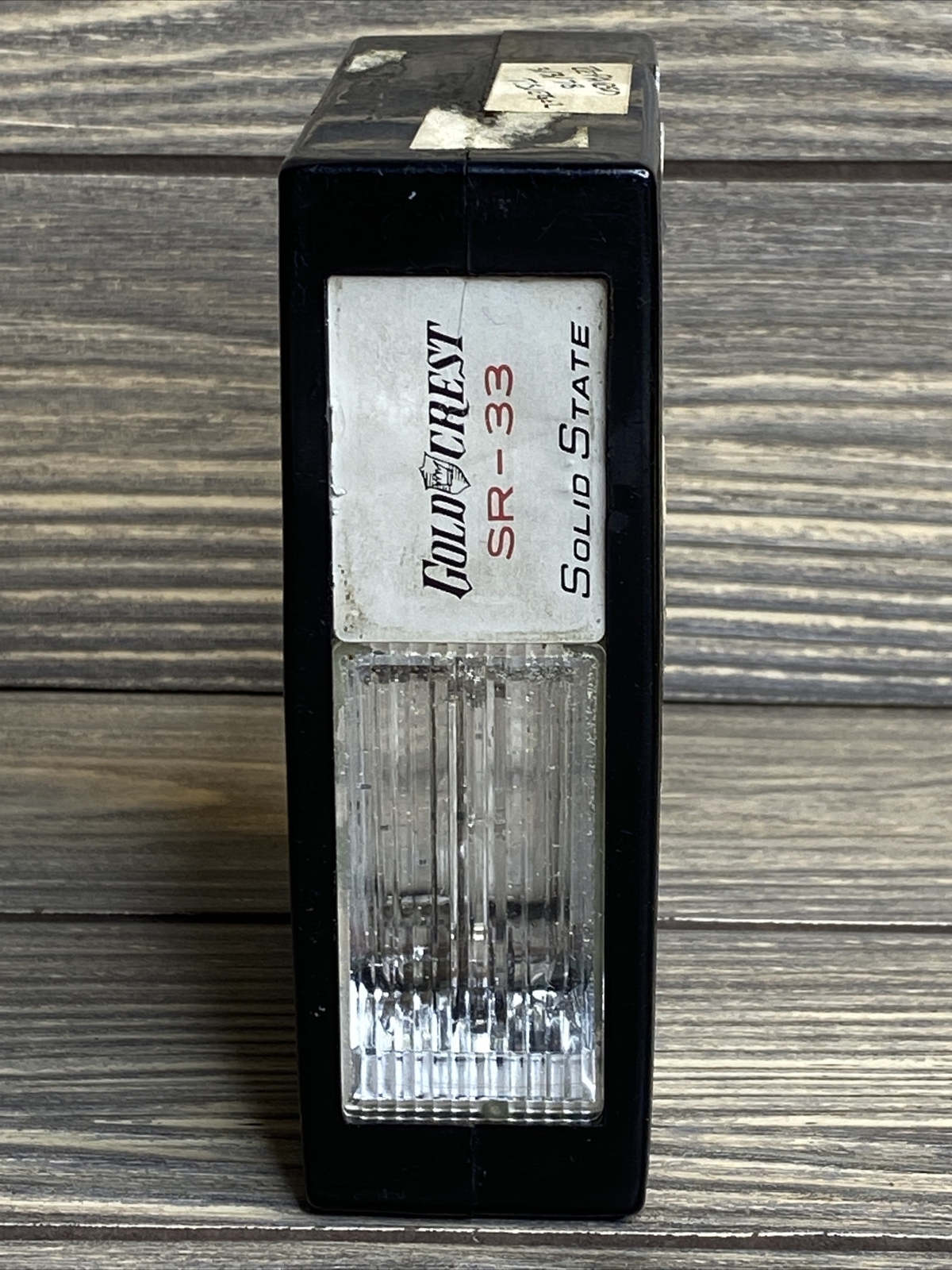 Vintage Gold Crest SR-33 Solid State Flash For Cameras 1970s