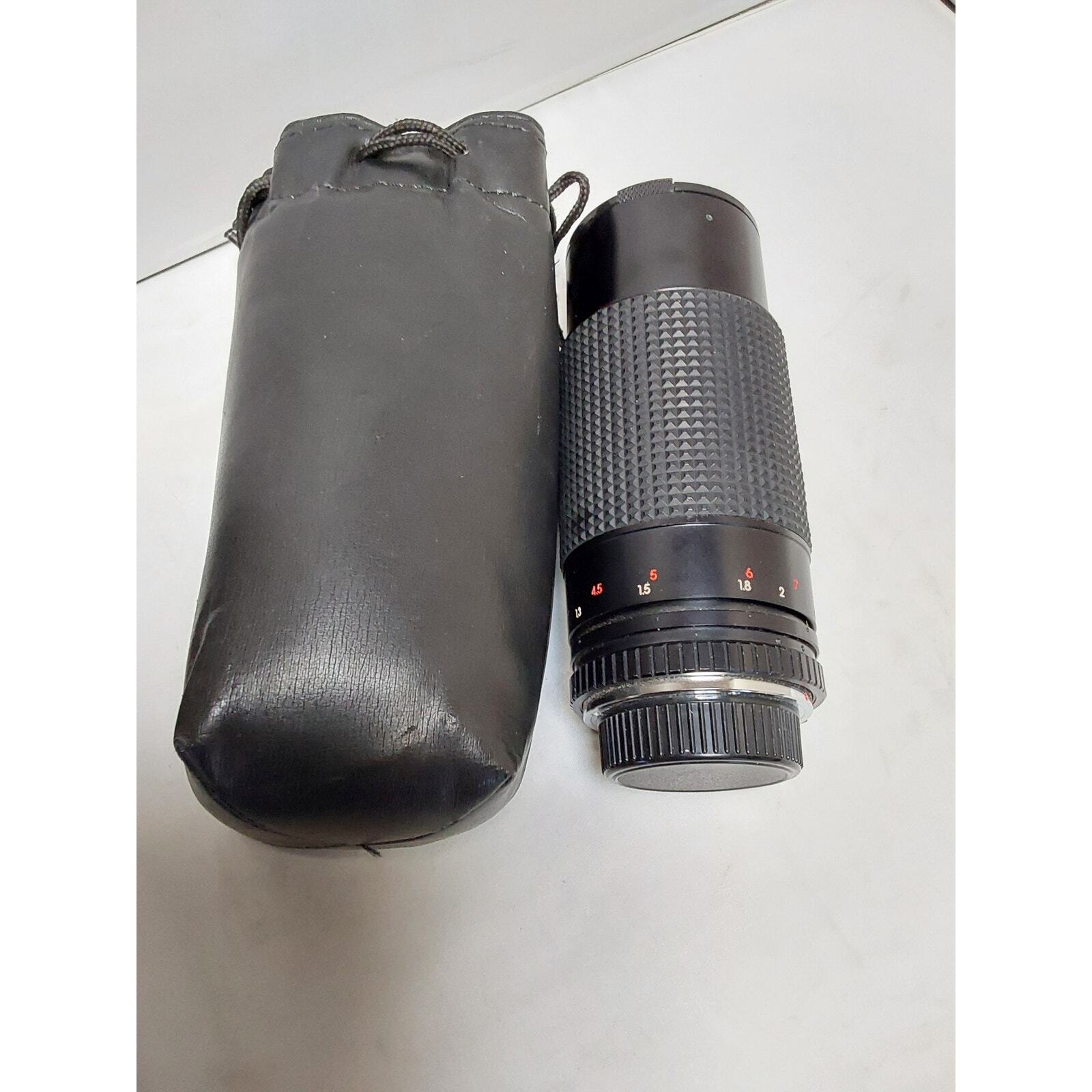 Polar MC Auto Zoom 1:4.5. F=80-200 mm Camera Lens No. 903897 with Caps & Bag