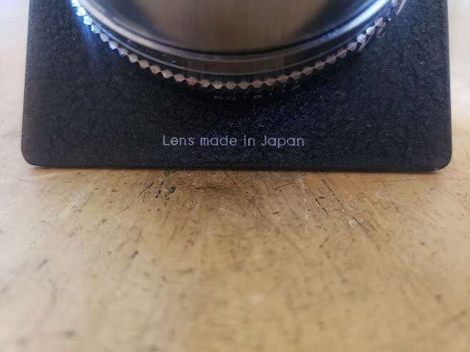 Vintage Kogaku Horseman 1: 5.6 f-18cm Lens in Leather Case