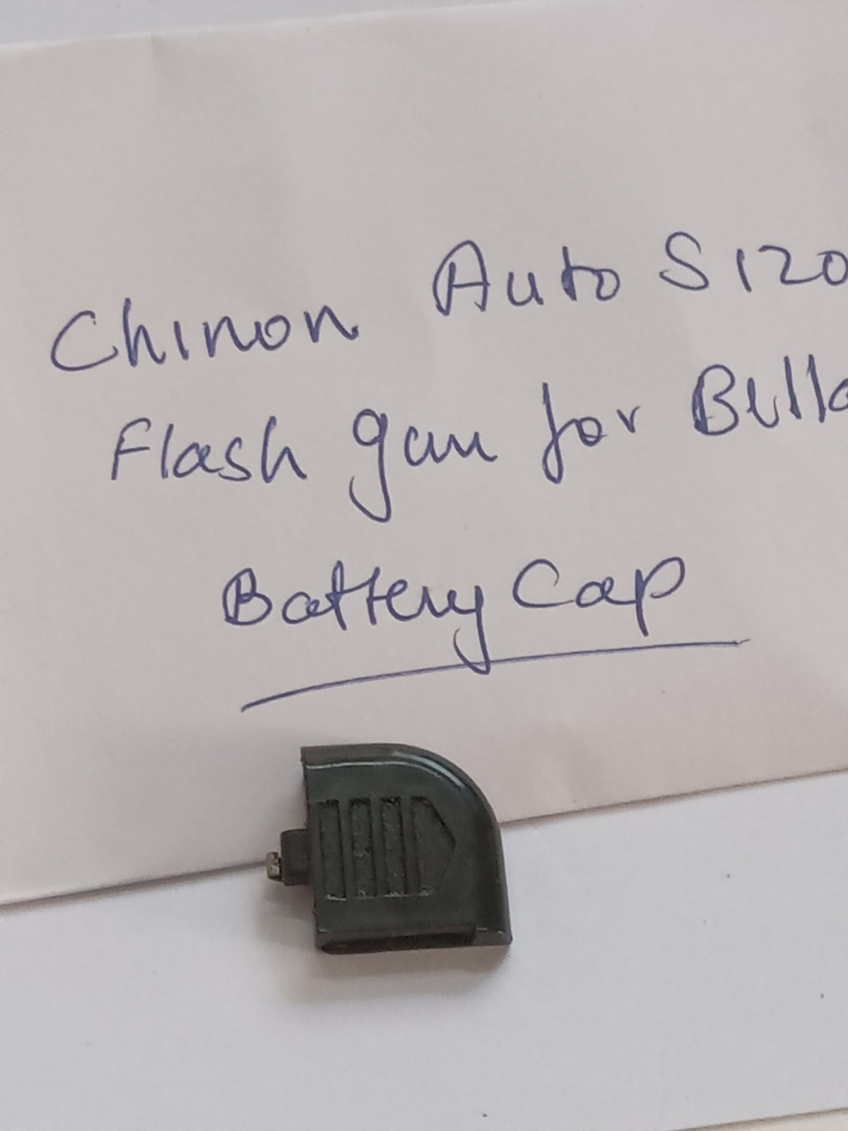 Rare Chinon Bellami S 120 Attached Flash Battery Cap Used Replacement Part Good