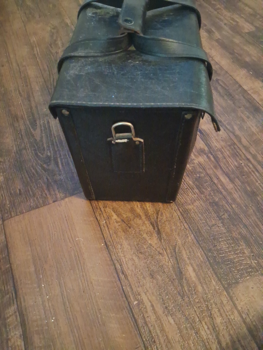 Vintage Coast Photographers Camera Bag Top Grain Cowhide Black Leather USA Made