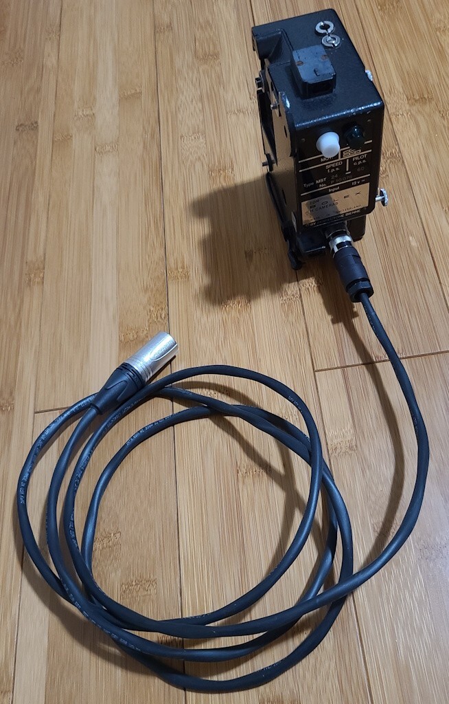 Bolex MST (7-pin) Power Cable, 4-pin XLR Male, ~2m (6.6ft)
