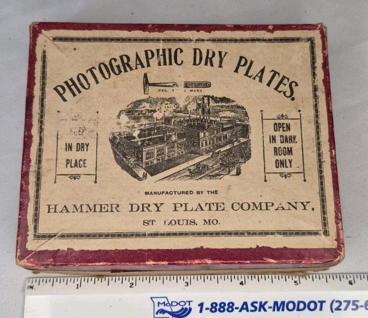 Antique HAMMER Dry Plate Co St. Louis MO Vintage 4 X 5 Negatives Photo
