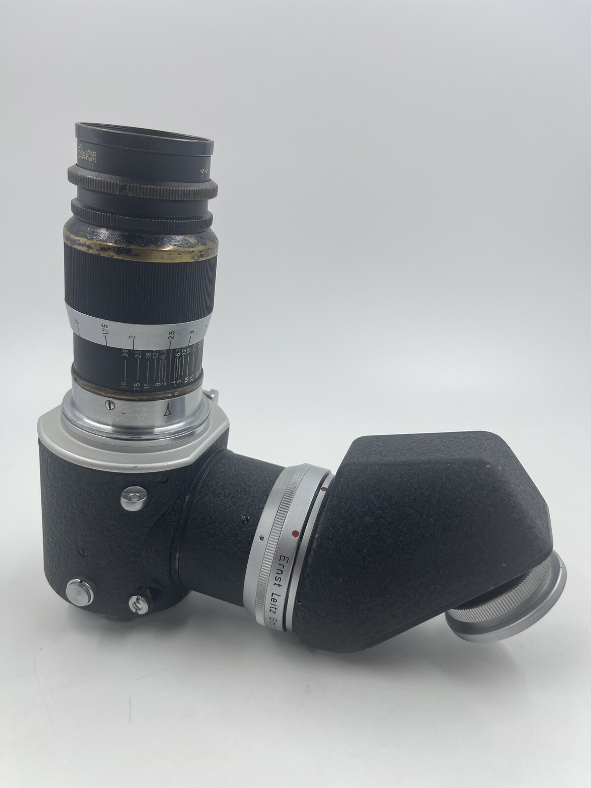 Leitz Wetzlar system E.Leitz Elmar 1:4 f=9cm black/chrome Fits Leica M Camera