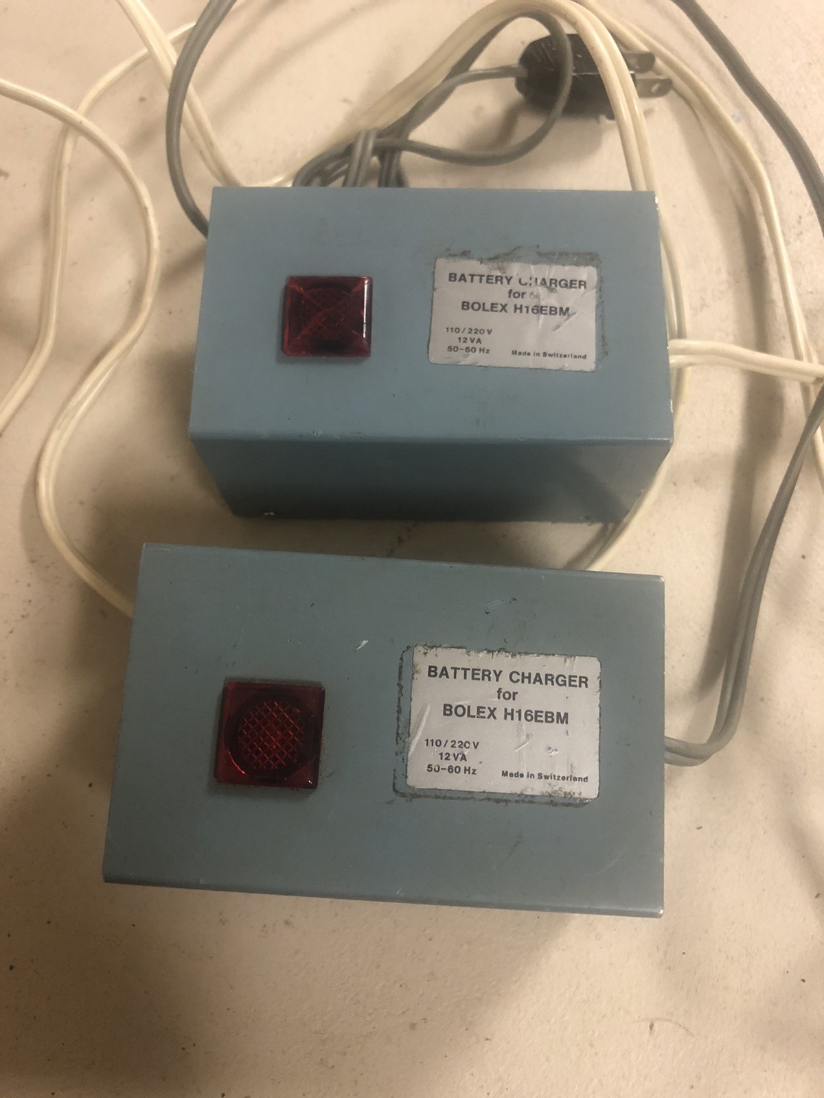 Bolex Charger Lot For Bolex H16 Reflex camera EBM camera As Is