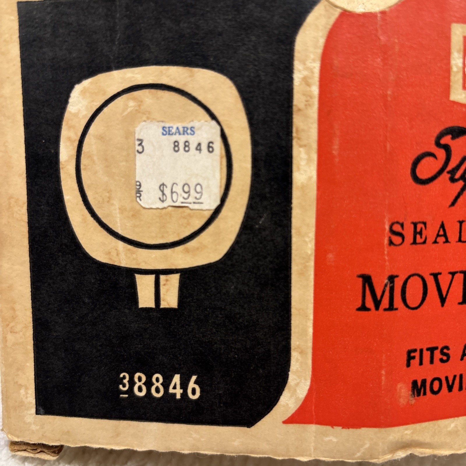 Sears Super 8 Sealed Beam Movie Light Model 8846
